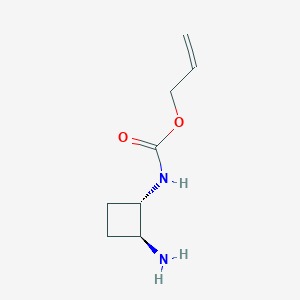 trans-Allyl-2-aminocyclobutyl carbamate