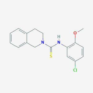 N-(5-chloro-2-methoxyphenyl)-3,4-dihydroisoquinoline-2(1H)-carbothioamide