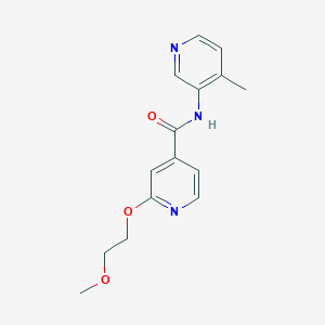 2-(2-methoxyethoxy)-N-(4-methylpyridin-3-yl)isonicotinamide