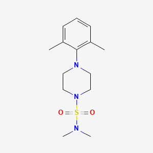 4-(2,6-dimethylphenyl)-N,N-dimethylpiperazine-1-sulfonamide