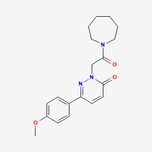 2-(2-(azepan-1-yl)-2-oxoethyl)-6-(4-methoxyphenyl)pyridazin-3(2H)-one
