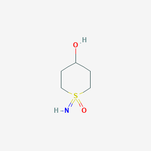 molecular formula C5H11NO2S B2547282 4-hydroxy-1-imino-1lambda6-thian-1-one CAS No. 1609964-37-5
