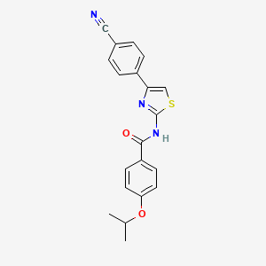 N-(4-(4-cyanophenyl)thiazol-2-yl)-4-isopropoxybenzamide