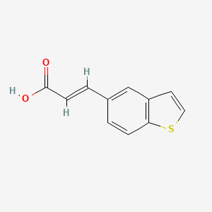 (E)-3-(1-Benzothiophen-5-yl)prop-2-enoic acid