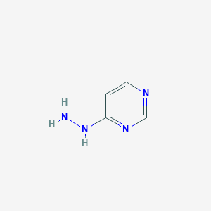 molecular formula C4H6N4 B2547379 4-Hydrazinopyrimidine CAS No. 22930-71-8
