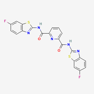 N2,N6-bis(6-fluorobenzo[d]thiazol-2-yl)pyridine-2,6-dicarboxamide