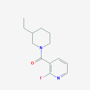 3-(3-Ethylpiperidine-1-carbonyl)-2-fluoropyridine