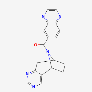 quinoxalin-6-yl((5R,8S)-6,7,8,9-tetrahydro-5H-5,8-epiminocyclohepta[d]pyrimidin-10-yl)methanone