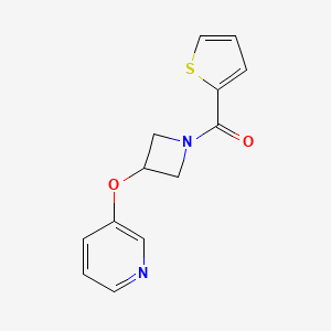 (3-(Pyridin-3-yloxy)azetidin-1-yl)(thiophen-2-yl)methanone