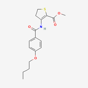 Methyl 3-(4-butoxybenzamido)-4,5-dihydrothiophene-2-carboxylate