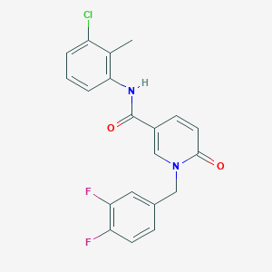 N-(3-chloro-2-methylphenyl)-1-(3,4-difluorobenzyl)-6-oxo-1,6-dihydro-3-pyridinecarboxamide