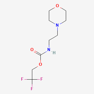 2,2,2-trifluoroethyl N-[2-(morpholin-4-yl)ethyl]carbamate