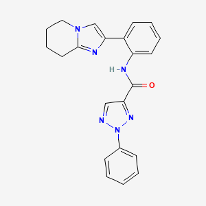 2-phenyl-N-(2-(5,6,7,8-tetrahydroimidazo[1,2-a]pyridin-2-yl)phenyl)-2H-1,2,3-triazole-4-carboxamide