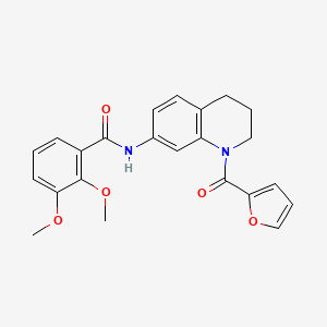 N-[1-(furan-2-carbonyl)-3,4-dihydro-2H-quinolin-7-yl]-2,3-dimethoxybenzamide