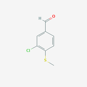 molecular formula C8H7ClOS B2547885 3-Chloro-4-methylsulfanyl-benzaldehyde CAS No. 38125-81-4