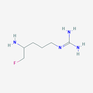 2-(4-Amino-5-fluoropentyl)guanidine