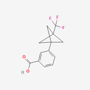 3-[3-(Trifluoromethyl)-1-bicyclo[1.1.1]pentanyl]benzoic acid