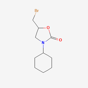 5-(Bromomethyl)-3-cyclohexyl-1,3-oxazolidin-2-one