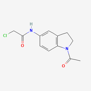 N-(1-acetyl-2,3-dihydro-1H-indol-5-yl)-2-chloroacetamide