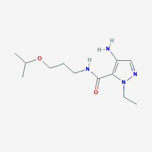 4-Amino-1-ethyl-N-(3-isopropoxypropyl)-1H-pyrazole-5-carboxamide