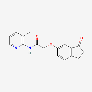 N-(3-methylpyridin-2-yl)-2-((3-oxo-2,3-dihydro-1H-inden-5-yl)oxy)acetamide