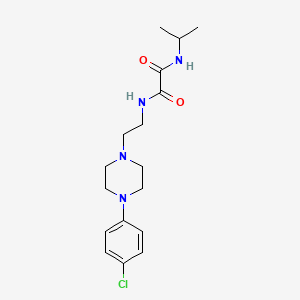 N1-(2-(4-(4-chlorophenyl)piperazin-1-yl)ethyl)-N2-isopropyloxalamide
