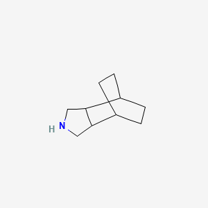 molecular formula C10H17N B2548096 4-Aza-tricyclo[5.2.2.02,6]undecane CAS No. 4764-23-2