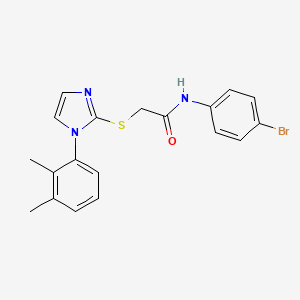 N-(4-bromophenyl)-2-((1-(2,3-dimethylphenyl)-1H-imidazol-2-yl)thio)acetamide
