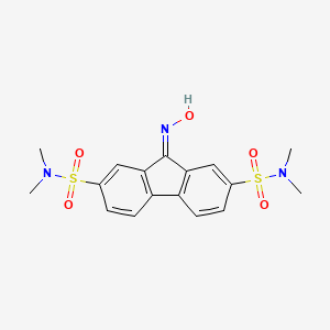 9-(hydroxyimino)-N,N,N',N'-tetramethyl-9H-fluorene-2,7-disulfonamide