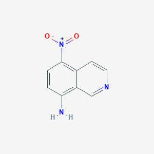 molecular formula C9H7N3O2 B2548159 8-氨基-5-硝基异喹啉 CAS No. 156901-61-0