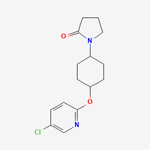 1-{4-[(5-Chloropyridin-2-yl)oxy]cyclohexyl}pyrrolidin-2-one