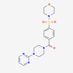 4-(Morpholin-4-ylsulfonyl)phenyl 4-pyrimidin-2-ylpiperazinyl ketone