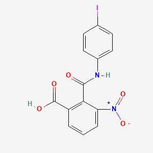 2-[(4-Iodophenyl)carbamoyl]-3-nitrobenzoic acid