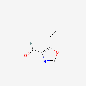 5-Cyclobutyl-1,3-oxazole-4-carbaldehyde