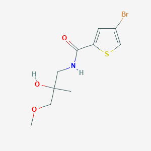 4-bromo-N-(2-hydroxy-3-methoxy-2-methylpropyl)thiophene-2-carboxamide