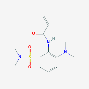 N-[2-(Dimethylamino)-6-(dimethylsulfamoyl)phenyl]prop-2-enamide