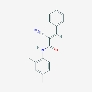 2-Cyano-N-(2,4-dimethylphenyl)-3-phenylacrylamide