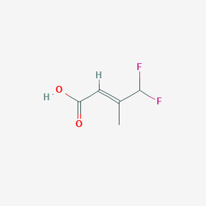 (E)-4,4-Difluoro-3-methylbut-2-enoic acid