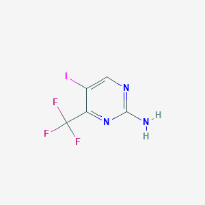 5-Iodo-4-(trifluoromethyl)pyrimidin-2-amine