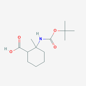 2-{[(Tert-butoxy)carbonyl]amino}-2-methylcyclohexane-1-carboxylic acid