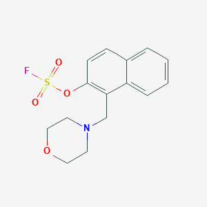 4-[(2-Fluorosulfonyloxynaphthalen-1-yl)methyl]morpholine