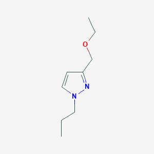 molecular formula C9H16N2O B2548595 3-(ethoxymethyl)-1-propyl-1H-pyrazole CAS No. 1856098-51-5