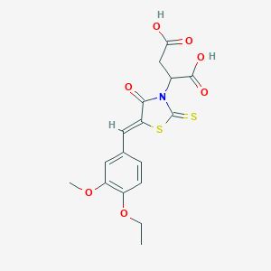 molecular formula C17H17NO7S2 B254864 MFCD03287279 