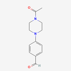 molecular formula C13H16N2O2 B2548773 4-(4-Acetylpiperazin-1-yl)benzaldehyde CAS No. 890092-19-0
