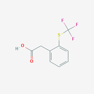 molecular formula C9H7F3O2S B2548797 2-(Trifluoromethylthio)phenylacetic acid CAS No. 239080-01-4