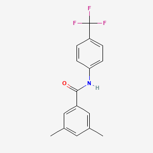 3,5-dimethyl-N-[4-(trifluoromethyl)phenyl]benzamide