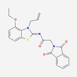 (Z)-N-(3-allyl-4-ethoxybenzo[d]thiazol-2(3H)-ylidene)-2-(1,3-dioxoisoindolin-2-yl)acetamide