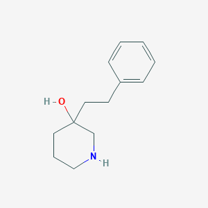 3-(2-Phenylethyl)piperidin-3-ol
