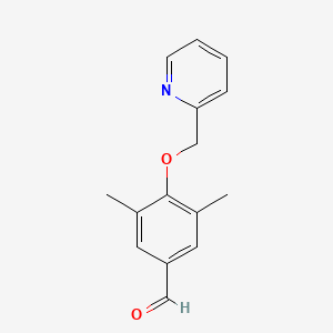 3,5-Dimethyl-4-(pyridin-2-ylmethoxy)benzaldehyde