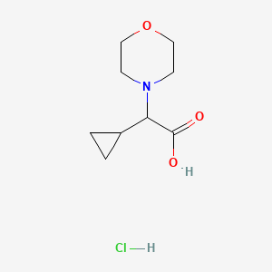 2-Cyclopropyl-2-(morpholin-4-yl)acetic acid hydrochloride